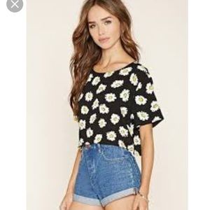 forever 21 daisy crop top